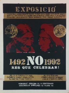 Exposició 1492 no 1992, res que celebrar! (Komissió contra el V Centenari, Casino de Torrent, Al Margen, 21-02-16-03-1992)
